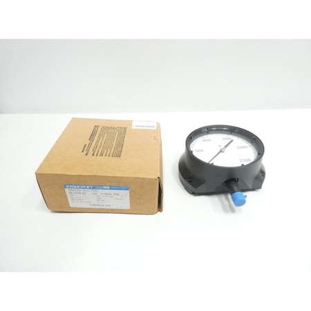 Ashcroft 6IN 1/2IN 0-2500PSI NPT PRESSURE GAUGE 60-1379-SS-04L-2500